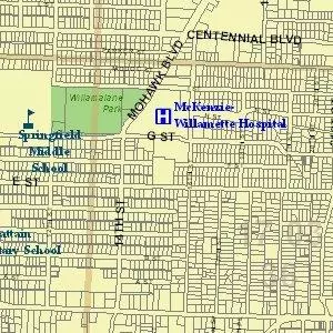Springfield Maps | Lane Council of Governments LCOG OR