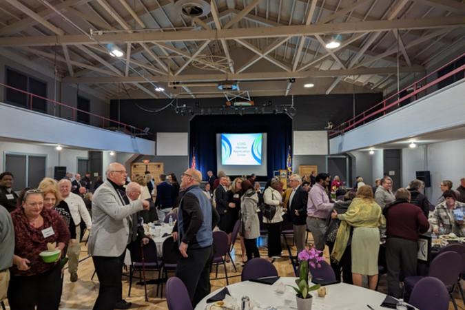 attendees at LCOG dinner